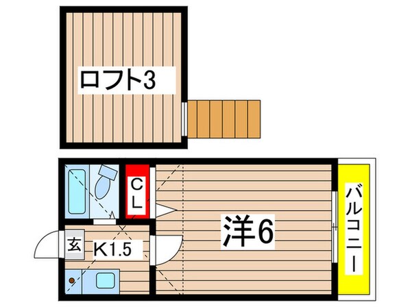 リエス稲田堤の物件間取画像